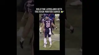 Idaho-born Colston Loveland hits the Rich Porter dance on the sideline vs Green Bay 😂🐻