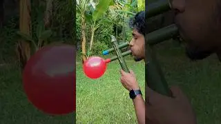 New Bamboo Crafts Idea #slings#art #bamboogun #gun #toy