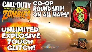 Infinite Warfare Zombies *UNLIMITED* EXPLOSIVE TOUCH GLITCH! COOP ROUND SKIP GLITCH ON ALL MAPS!