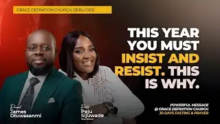 Peejay4Christ at Grace Definition Church. 18/01/2026- You must insist and resist the Enemy - Part 2