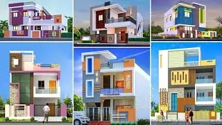 double floor house front elevation design in india @plasterwork96 ,house design