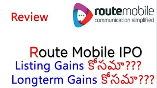 Route mobile IPO review | in Telugu | in depth analysis