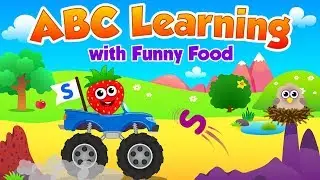 ABC Learning with Funny Food.