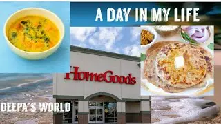 A day in my life | Winter | Dinner Pre-prepped | Pumpkin tomato Mor curry| PARATHAS