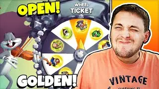 GOLDEN TICKETS WHEEL OPENING Looney Tunes World of Mayhem