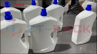 Laundry Liquid Soap Detergent Filling Machine Disinfectant Chemicals Bottling Line m&aacute;quina llenado