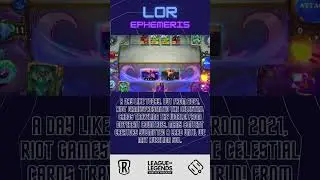 A day like today, but from 2020, Riot Games presented the Celestial cards / #LoR #LegendsOfRuneterra