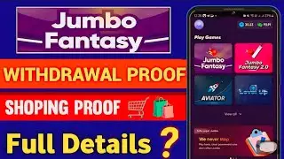 Jumbo ~ New Fantasy App 2025 | Jumbo withdrawal proof | shopping proof| Instant Withdraw✅Jumbo 