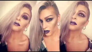 BEETLEJUICE INSPIRED BEAUTY HALLOWEEN LOOK 2017 TUTORIAL