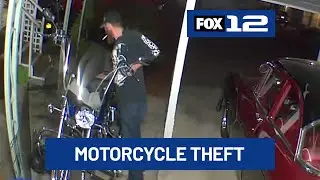 2 motorcycles stolen from NE Salem home; social media users try to track down suspect
