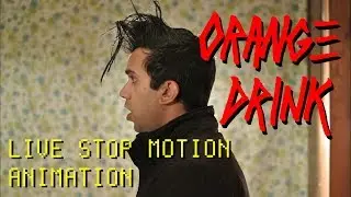 Orange Drink - April Fools [Live Stop Motion Animation Music Video] (standing still for one hour!)