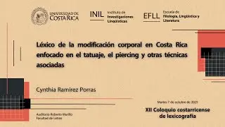 Léxico de la modificación corporal en Costa Rica enfocado en el tatuaje, el piercing y otros –CCLXII