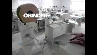 OBWC380 Semi Automatic Wire Comb Binding Machine
