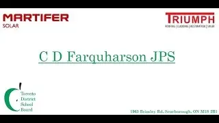 Martifer Triumph Solar - C.D. Farquharson Junior Public School