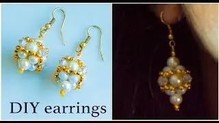 How to make pearl earrings | Designer bridal earrings |Jewelry design | Beads art\vineeta mishra