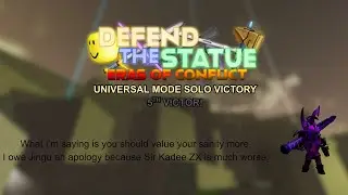 Solo Universal Victory (5TH VICTOR!) | Defend the Statue: Eras of Conflict