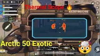 Call of Duty mobile | Arctic 50 Exotic | Thermal Sniper | Best Slow motion Fight