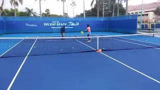Delray Beach Tennis Center Vol.101.26 Training Kam Owens Sponsored by UrbanScrapMetalLLC
