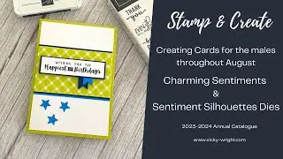 #154 - Easy Male Card with Charming Sentiments