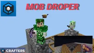 First combat Minions the zombie Minion!!! #minecraft #craftersmcskyblock @nk_gaming_007@SL4TES