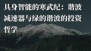 具身智能的寒武纪：谐波减速器与绿的谐波的投资哲学