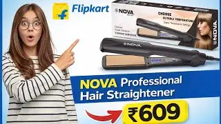 Flipkart Se ₹609 Ka NOVA Hair Straightener Worth It Ya Nahi?🤔🤔  #shorts #viral #affordable #flipkart