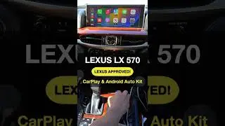 2016-2021 Lexus LX 570 CarPlay & Android Auto Kit #iphone #android #update #upgrade #diy #easy