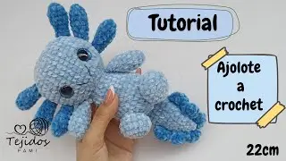 Ajolote a crochet paso a paso
