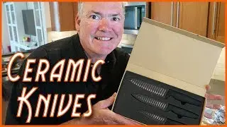 Ceramic Knives Test -  Shan Zu Knife Set from Amazon only $19.99 #CookWithMe #StayHome