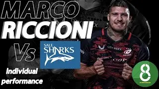 MARCO RICCIONI vs SALE SHARKS | Premiership FINAL 2022/2023 | Individual Performance