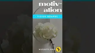 MOTIVATION - Create a Vision Board #9 - images and words represent what you want to have. #shorts
