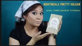 Pretty Vulgar Nightingale Eyeshadow Palette Cool Tone Tutorial 🌟