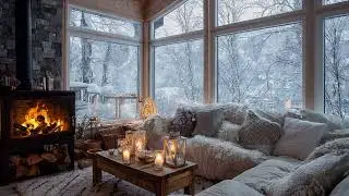 Winter hush settles deeply 🌙 turning late hours into peaceful reflective silence inside