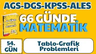 AGS- KPSS-DGS-ALES | 66 GÜNDE MATEMATİK|54. TABLO GRAFİK PROBLEMLERİ #ags #dgs #ales #kpss