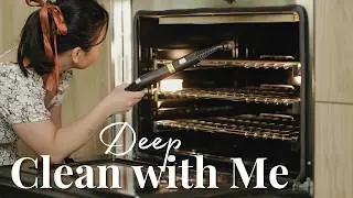 Deep Cleaning Without Chemicals | Steam Cleaning Oven & Bathroom | Silent Vlog