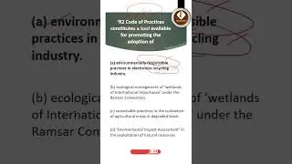 Electronics - Environment PYQ - #q16 #prelims2021 #upsc #shorts