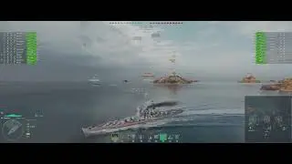 World of Warships @ Land of Fire 303K Damage 3 Ships Destroyed