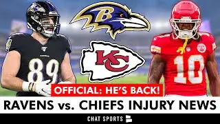 🚨 OFFICIAL: Mark Andrews PLAYING vs. Chiefs + BIG Chiefs Injury News Going Into AFC Championship