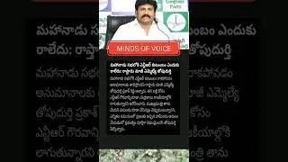 ❓ Why Didn&rsquo;t NTR&rsquo;s Family Attend Mahanadu? | Big Allegations by Topudurthi 🔥
