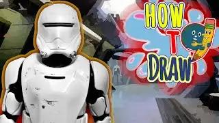 How to Draw a Stormtrooper | Easy Things to Draw | FREE Coloring Page Printable | DrawingwithKIDS