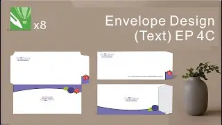 Corel Draw X8 Tutorial  Text-Envelope Templates Design EP 04C