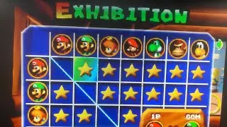 Mario Tennis 64 - Exhibition Completed on difficulty Intense/Max - all the Characters