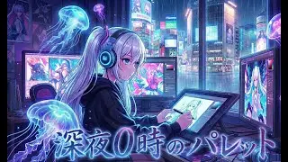 【Original】深夜0時のパレット (Midnight Palette) - 夜と雪 | 渋谷系ピアノロック [Piano Rock / J-Pop]