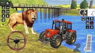 Real Tractor Trolley Cargo Farming Simulator - Indian Tractor Games - Android Gameplay #3