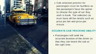 Features that are vital for developing Taxi Booking App