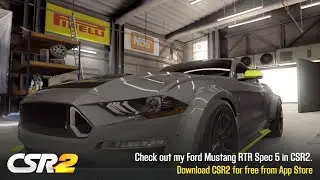 【CSR2】Mustang RTR Spec 5, shift & tune for 7.402