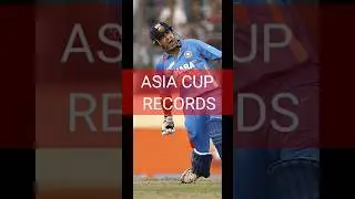 Asia Cup records: Who holds the most wins, centuries, wickets, and more?  #cricket #shorts
