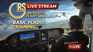 🛫 Learning to Fly LIVE! | Microsoft Flight Simulator Basic Training