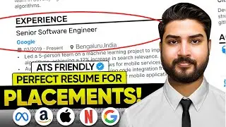 How to Make the Perfect Resume in 15 mins | ATS Friendly | Complete Guide🔥