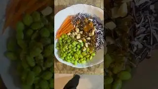 Colorful Salad With Peanut Sauce